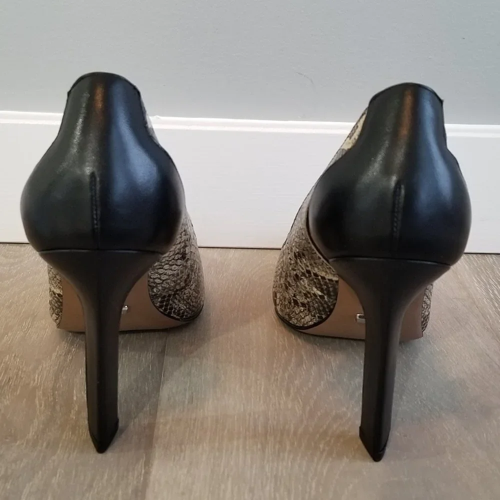 *NEW*REISS SAMARA LEATHER  SNAKE SIZE EU38 US 7.5 - Picture 5 of 9